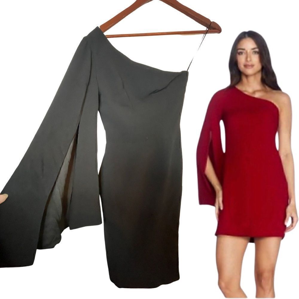 NWTs Dress the Population One Shoulder Heidi Dress Size XS